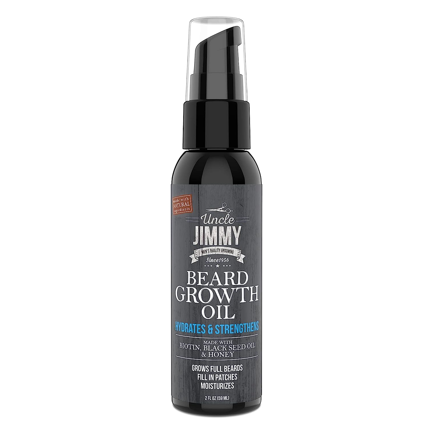 Uncle Jimmy Beard Growth Oil 2oz